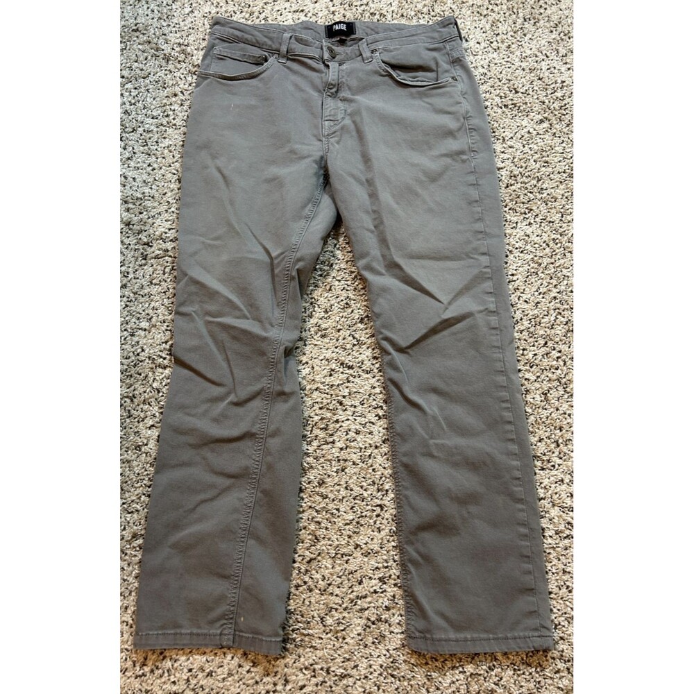 Paige Federal Straight Jeans Faded Black  Stretch Men’s Size 32-Has Spots